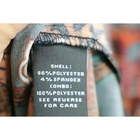 MSK Women's Paisley Dress-Double Layered Bell Sleeves-Small-New w/Tags - Picture 4 of 8